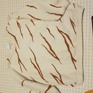 Zara off white top sweatshirt baby